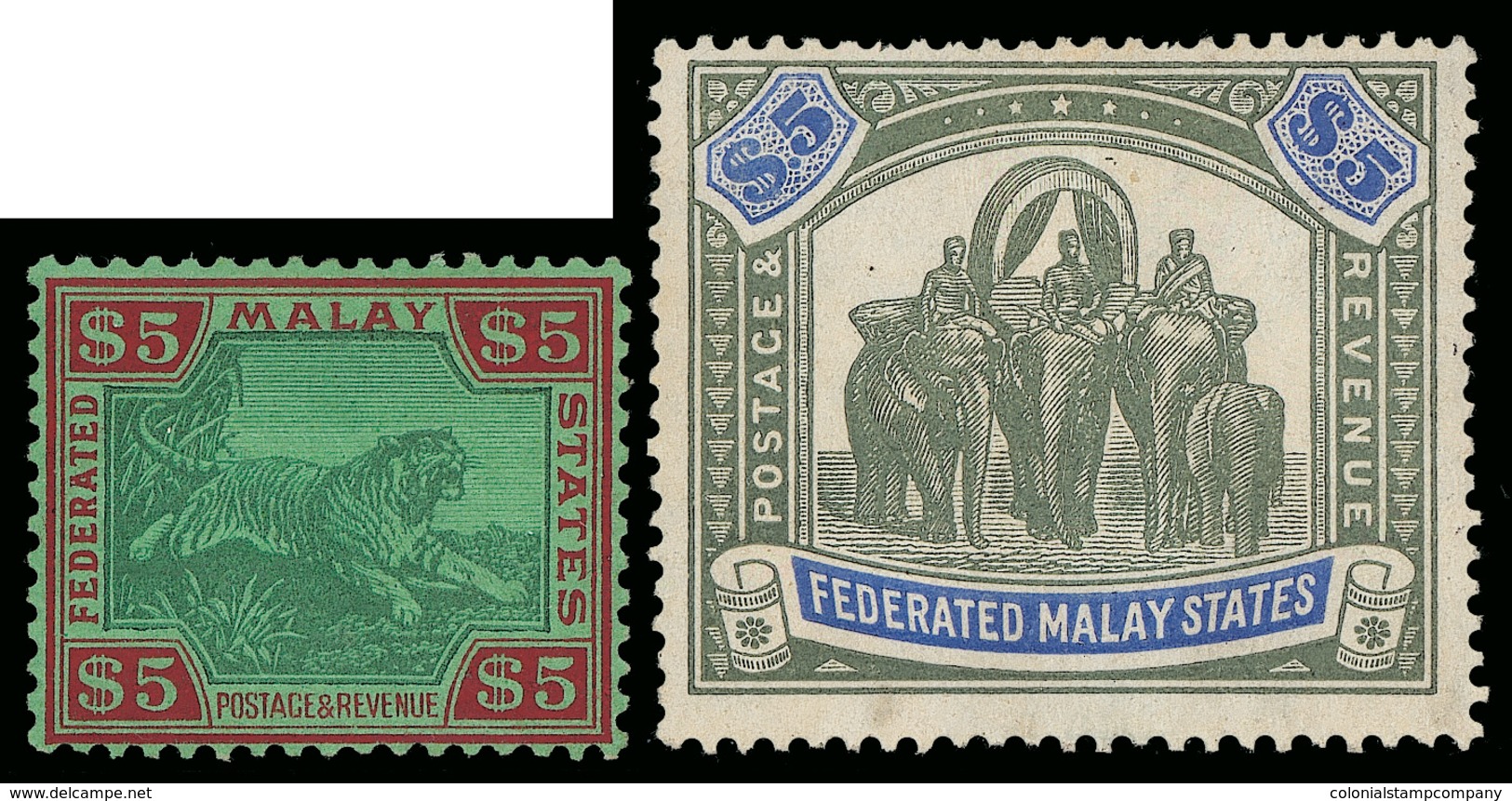 * Malaya (Federated States) - Lot No.645 - Portomarken