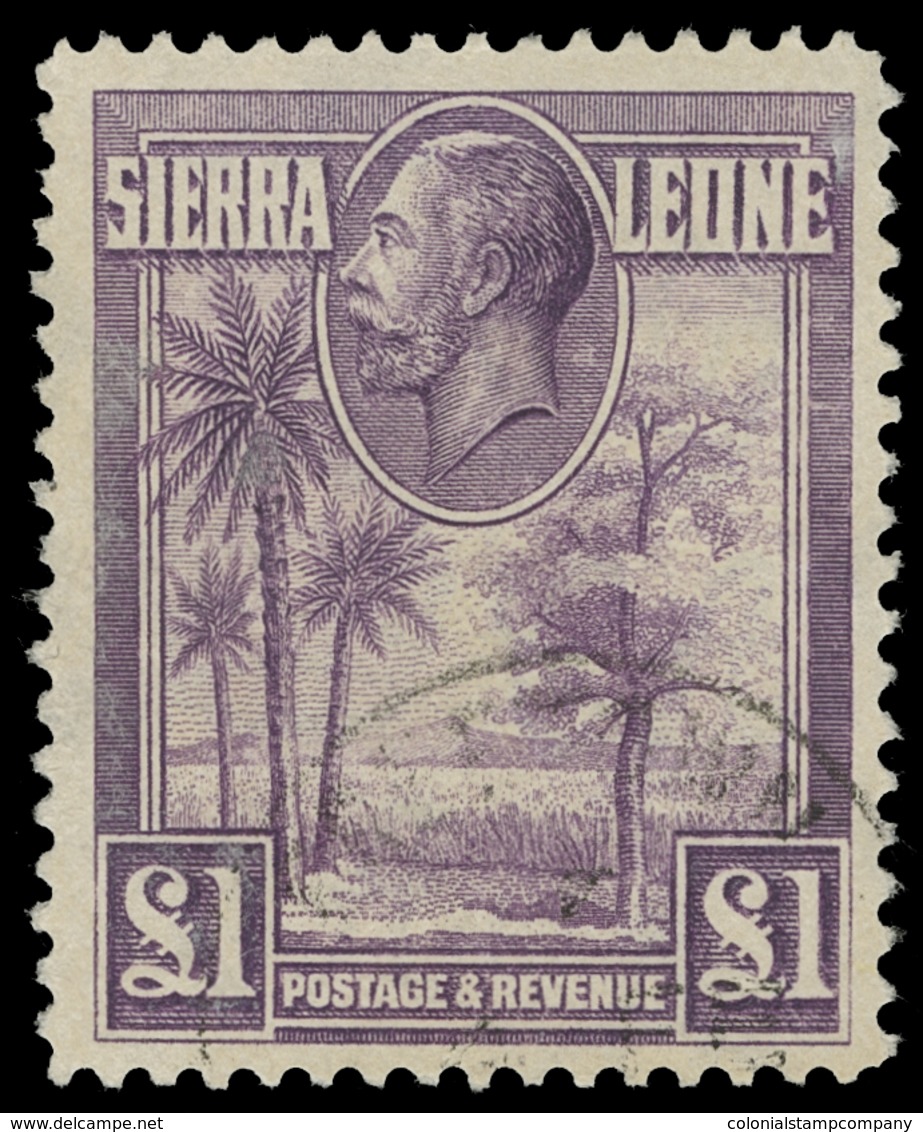 O Sierra Leone - Lot No.1000 - Sierra Leone (...-1960)