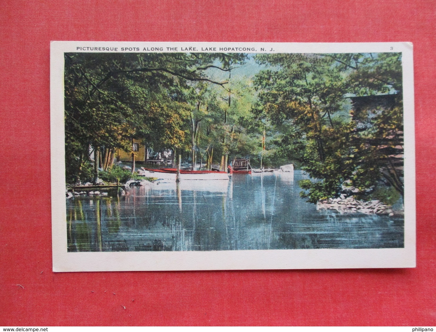 Picturesque Spots Along The Lake      Lake Hopatcong NJ--------ref 3300 - Other & Unclassified