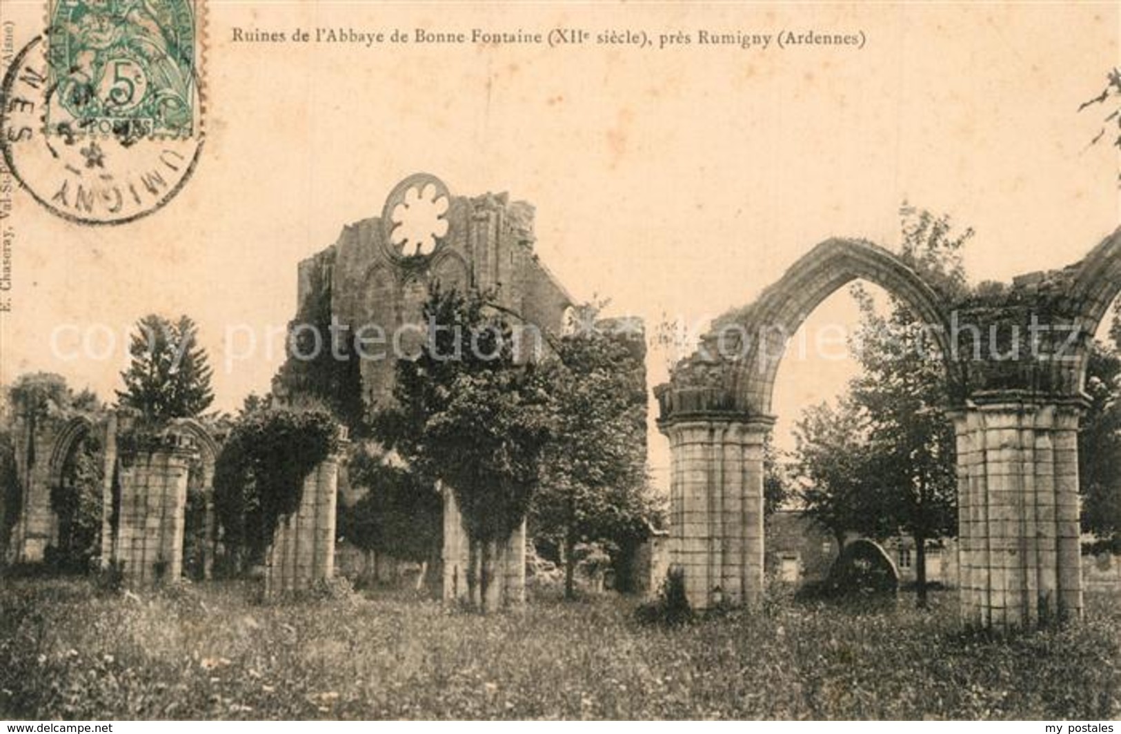 Kq19148 Rumigny_Ardennes Ruines De L’Abbaye De Bonne Fontaine Rumigny Ardennes - Autres & Non Classés