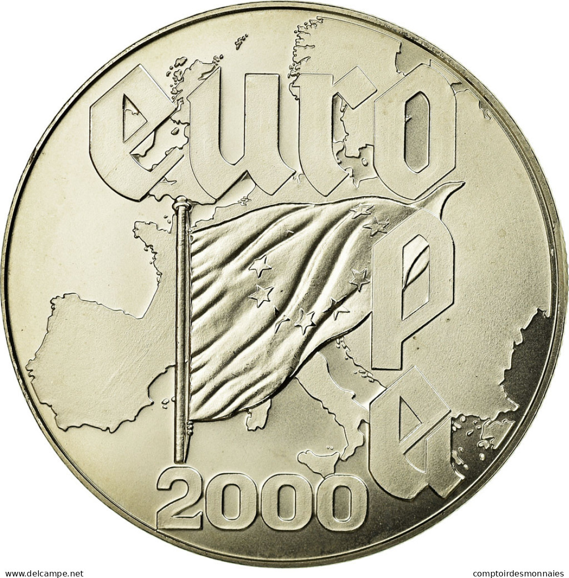 Monnaie, Liberia, 5 Dollars, 2000, FDC, Copper-nickel - Liberia
