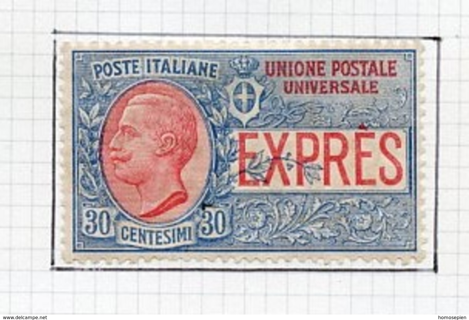 Italie - Italy - Italien Poste Exprès 1908 Y&T N°LE2 - Michel N°93 * - 30c Victor Emmanuel III - Eilsendung (Eilpost)