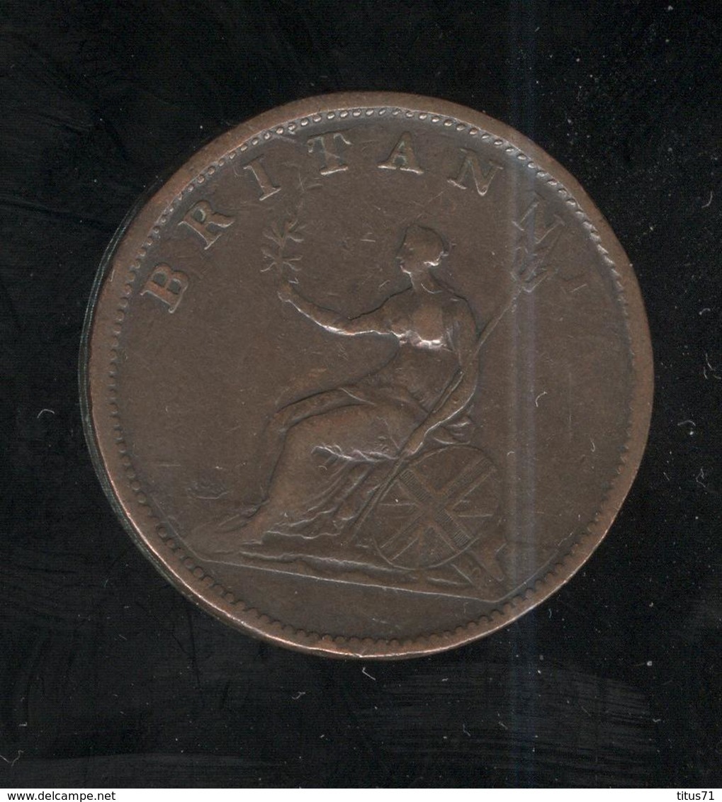 1/2 Penny / Half Penny Angleterre 1806  Georges III TTB+ - B. 1/2 Penny