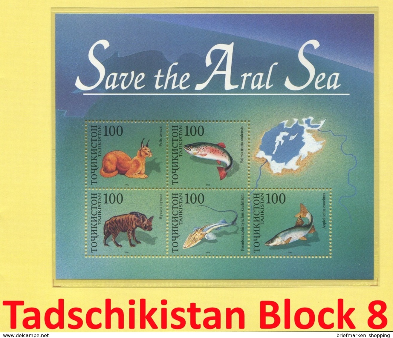 Tadschikistan 1996 - Tajikistan 1996 - Michel Block 8 - ** Mnh Neuf Postfris - - Tadschikistan