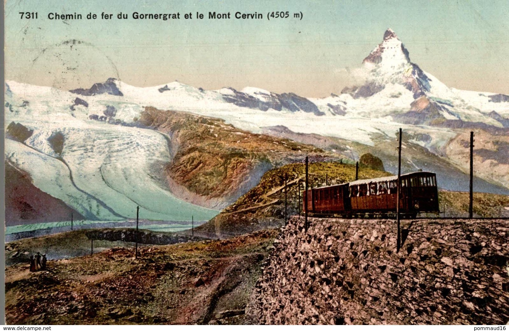 CPA Chemin De Fer Du Gornergrat Et Le Mont Cervin - Altri & Non Classificati