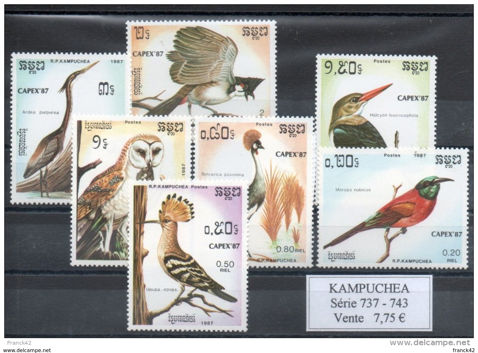 Kampuchéa. Oiseaux - Kampuchea
