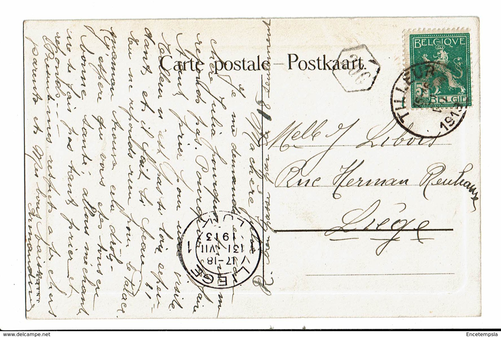 CPA - Carte Postale-Belgique -Le Joueur De Flûte -1913-VM2535 - Autres & Non Classés