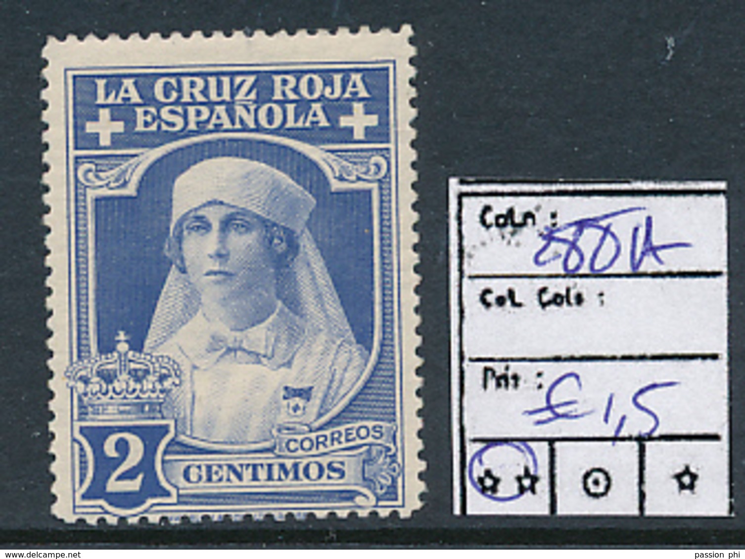 SPAIN YVERT 288A MNH - Neufs