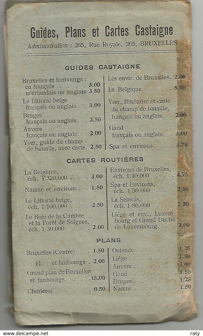 Carte De La SEMOIS  D'ARLON à MONTHERME En Passant Par BOUILLON. La Gaume Et L'ardenne - Dépliants Touristiques