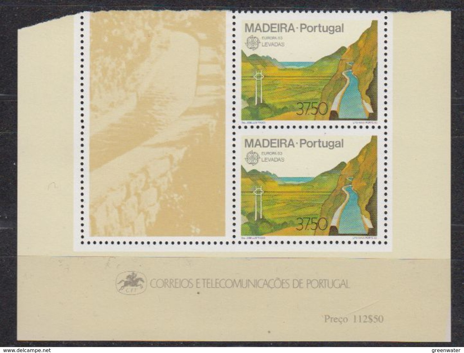 Europa Cept 1983 Madeira 2v From M/s ** Mnh (42516) - 1983