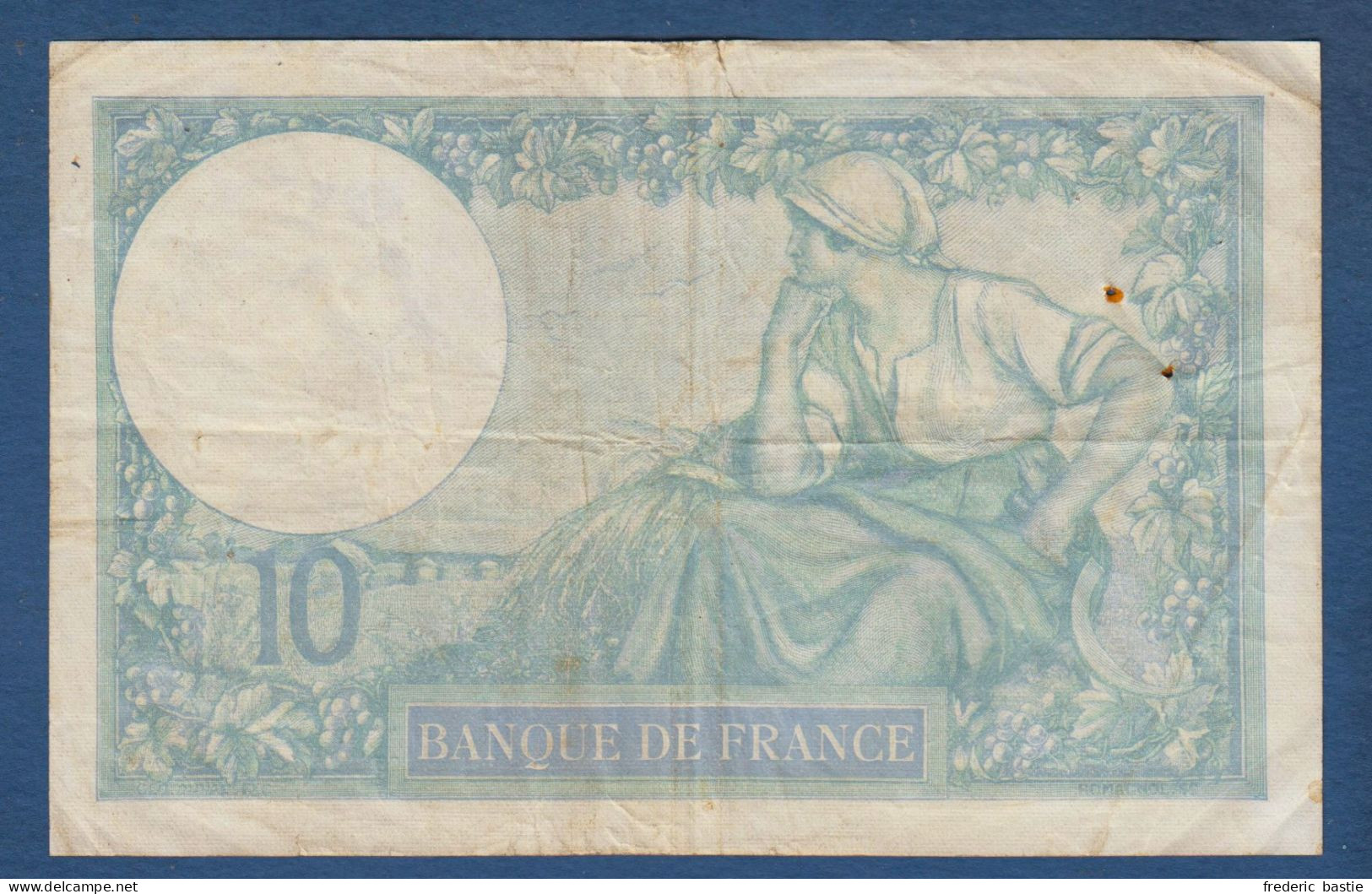 France - 10 F  Minerve Du  17 - 12 - 1936 - 10 F 1916-1942 ''Minerve''