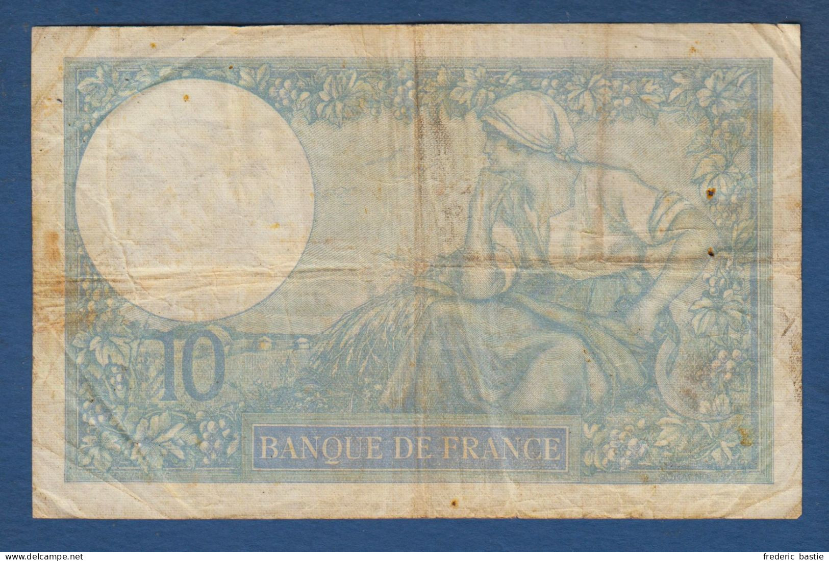 France - 10 F  Minerve Du  17 - 12 - 1936 - 10 F 1916-1942 ''Minerve''