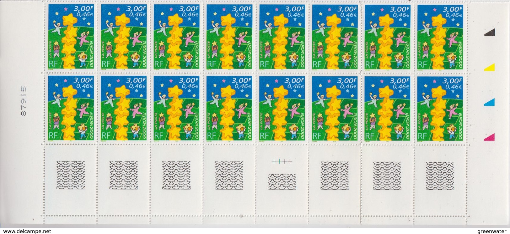 Europa Cept 2000 France  1v 16x ** Mnh (42517) - 2000