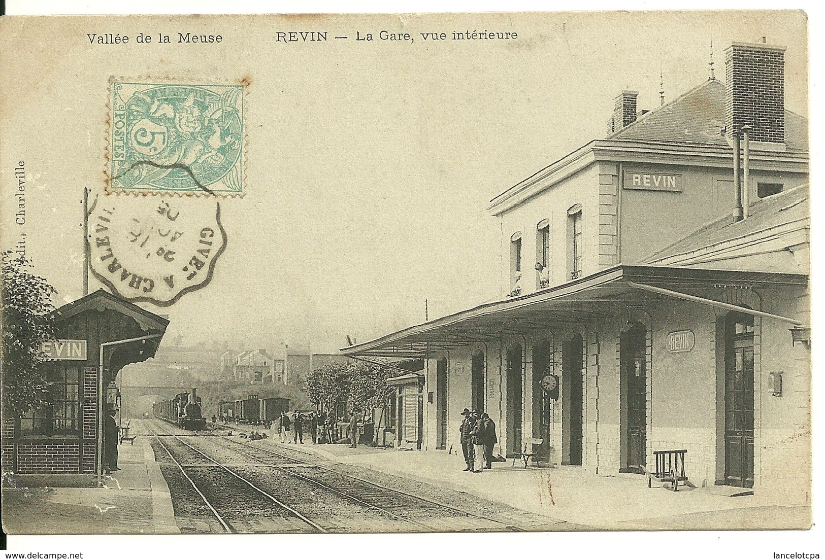 08 - REVIN / LA GARE - VUE INTERIEURE - Revin