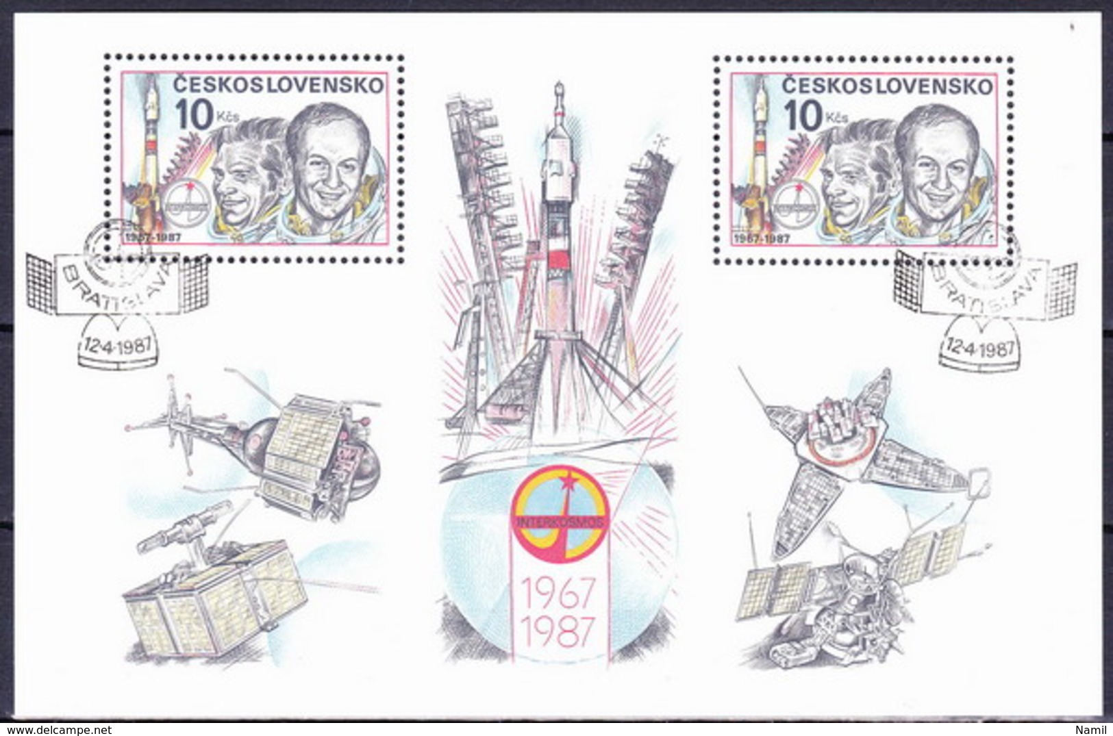 Tchécoslovaquie 1987 Mi 2808 - Bl.69 (Yv BF 73), Obliteré - Used Stamps