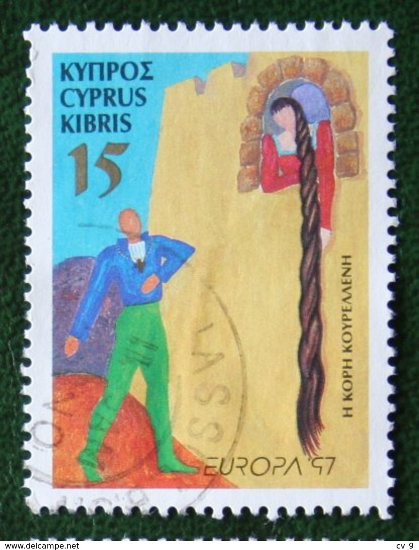 15c Europa CEPT Fairy Tales 1997 Mi 897 Y&T 900 Used Gebruikt Oblitere CYPRUS ZYPERN CHYPRE - Gebraucht