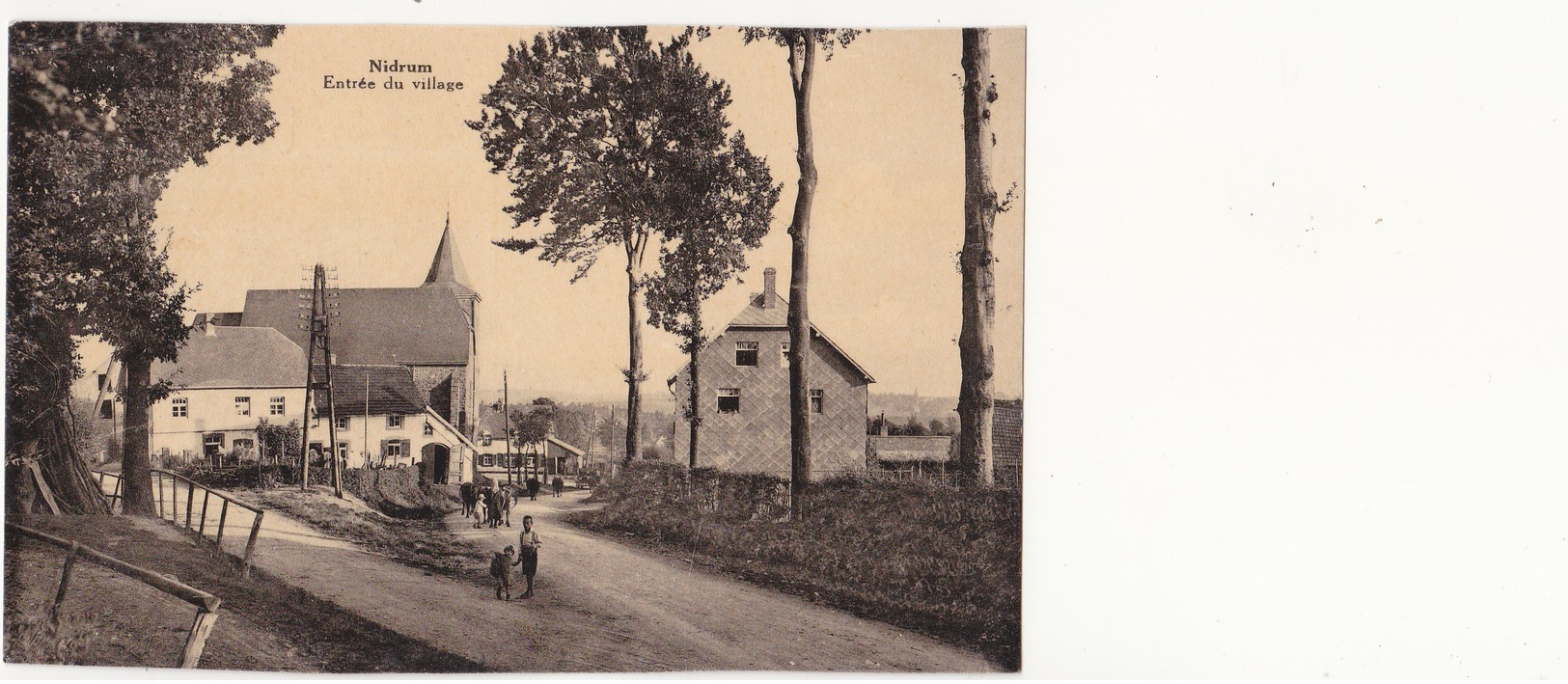 Nidrum: Entrée Du Village.(1935) - Butgenbach - Butgenbach