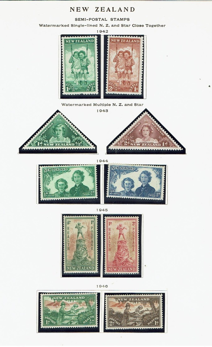 NEW ZEALAND..1949's - Unused Stamps