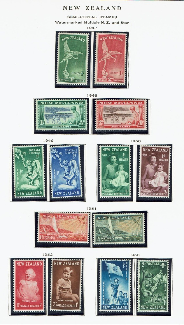 NEW ZEALAND..1949's-1950's - Unused Stamps