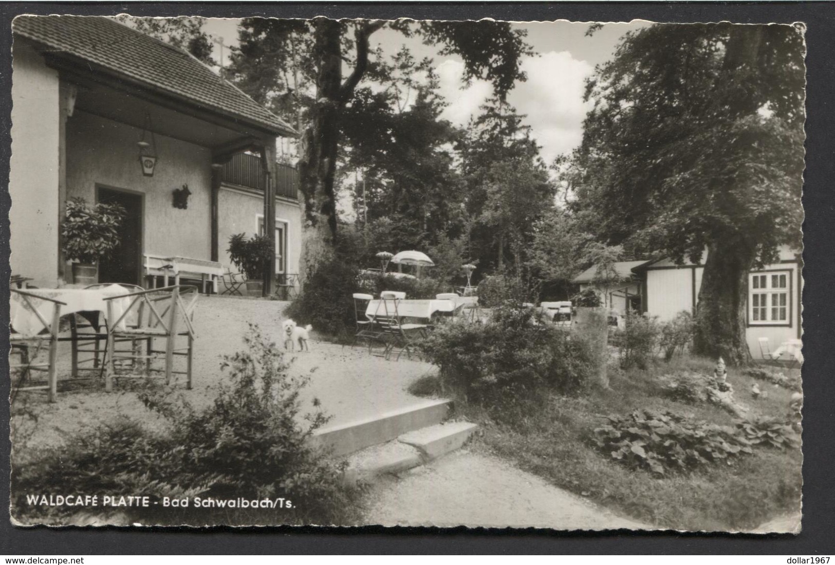 Bad Schwalbach / Ts., Waldcafé Platte Mit Garten 1960 - NOT Used.- See The 2 Scans For Condition.(Originalscan ) - Bad Schwalbach