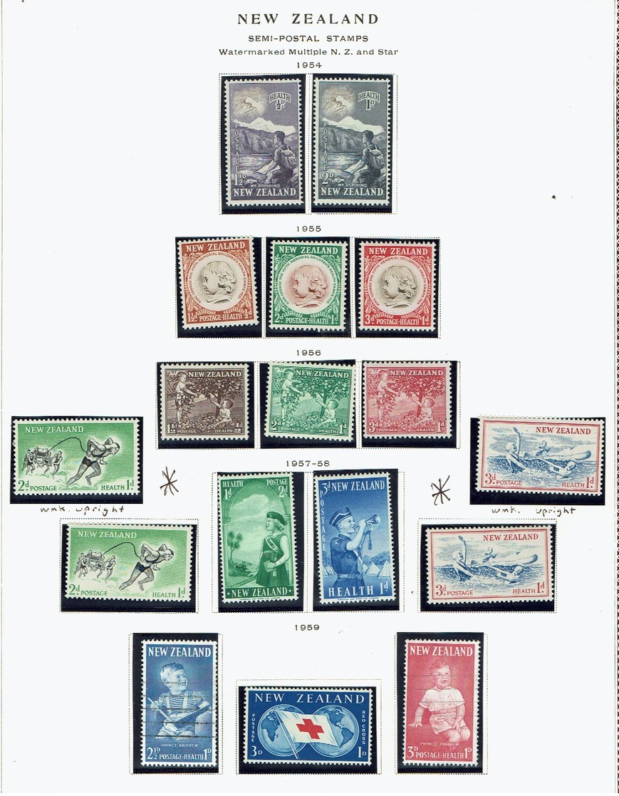 NEW ZEALAND..-1950's - Unused Stamps