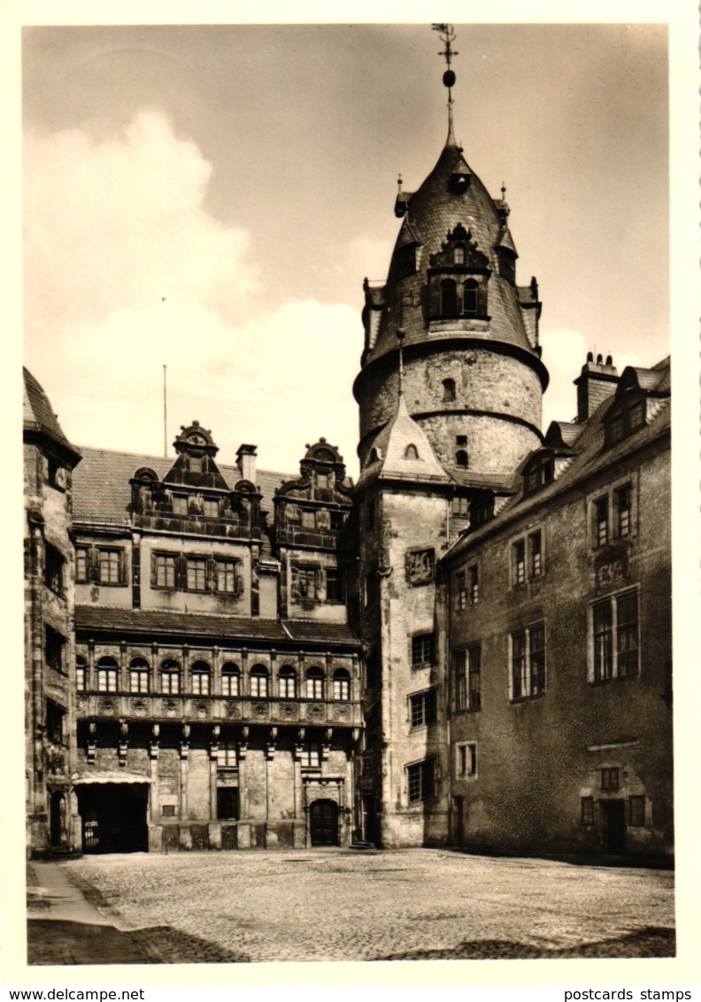 Detmold, Schloss Detmold, Innenhof, 1960 - Detmold