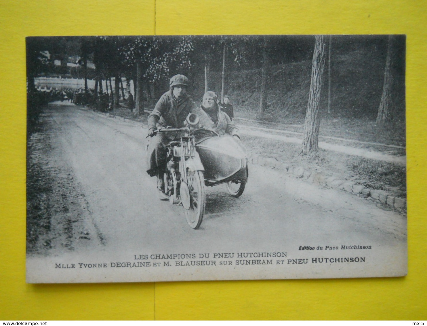 Moto ,Side-car,pneu Hutchinson - Motorbikes