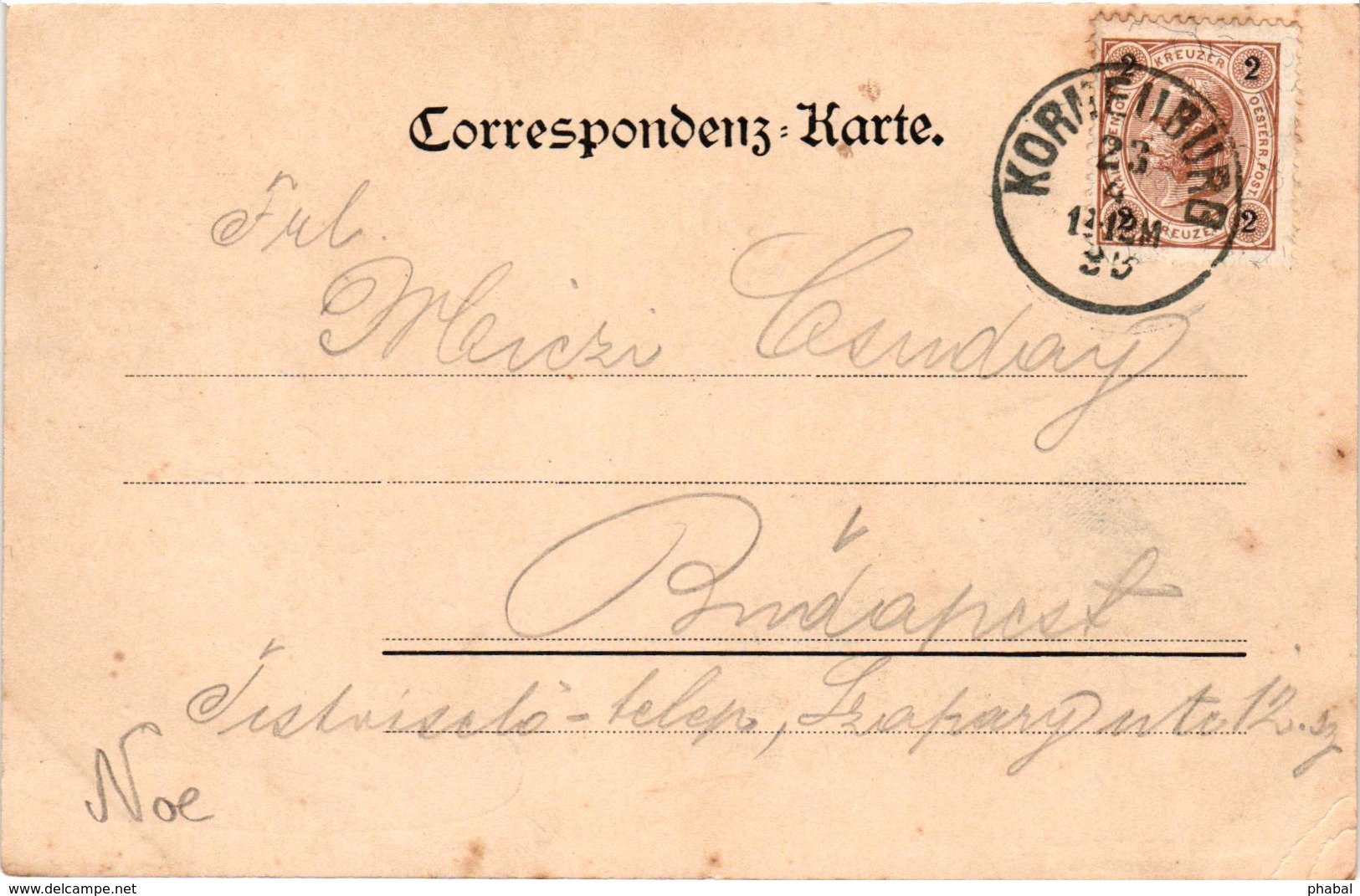 Austria, Niederösterreich, Korneuburg, Scenes, Old Postcard 1899 - Korneuburg