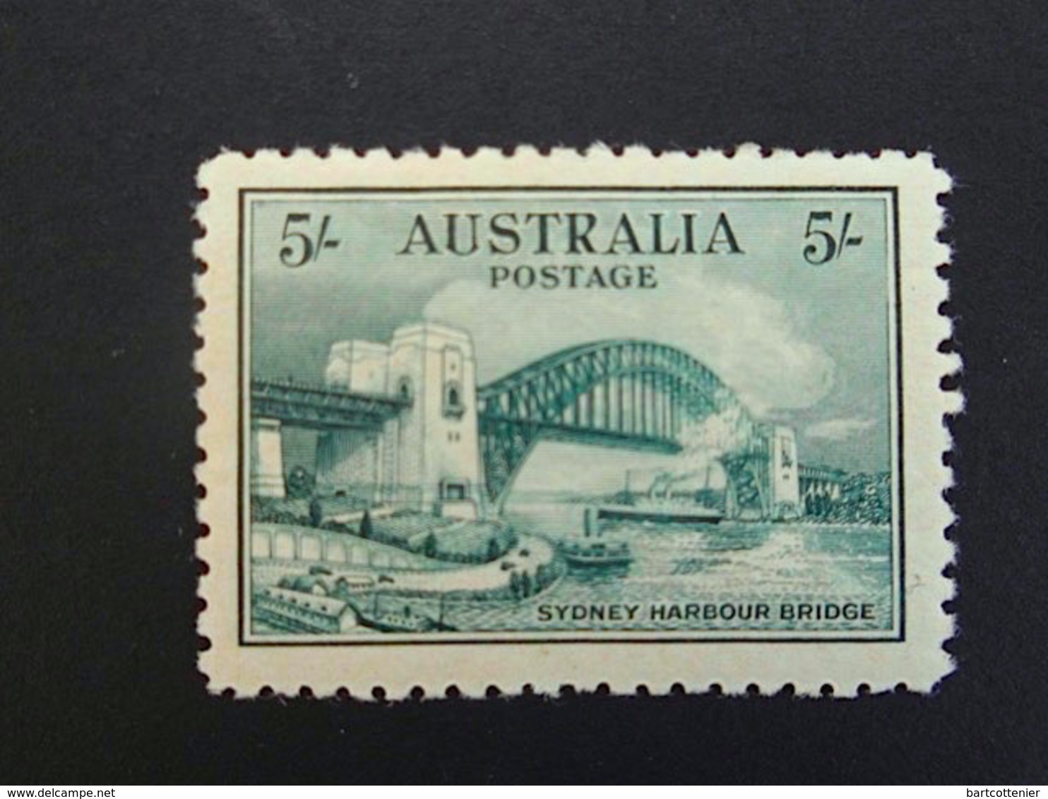 Australia 1932 Sydney Harbour Bridge (5 Shilling) MH - Neufs