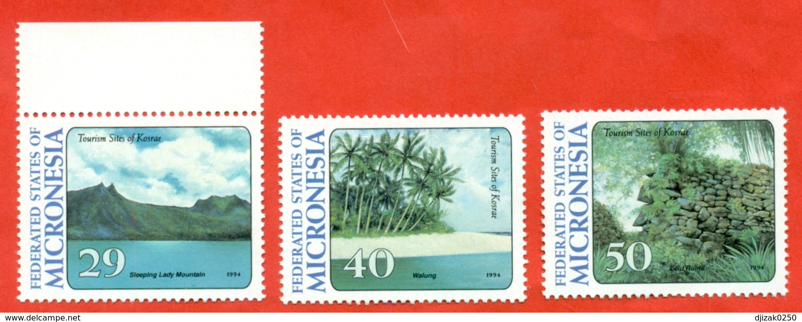 Micronesia 1994. Tourism. Unused Stamps. - Micronesia