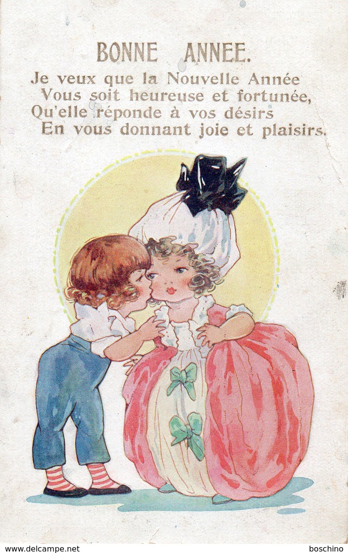 CPA De La Série  Comique " Bonne Année" - 1900-1949