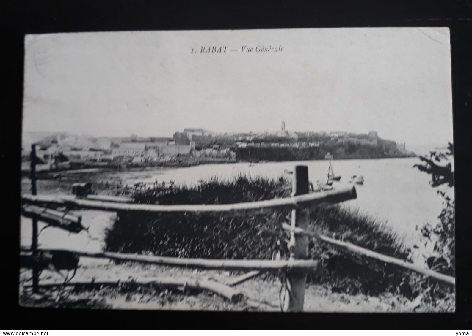 Rabat  -  Vue Générale Avec La Mer  -  Circulé En 1916 - Rabat