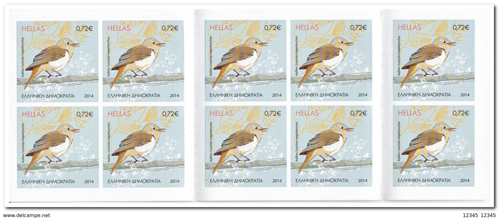 Griekenland 2014, Postfris MNH, Birds ( Booklet ) - Carnets