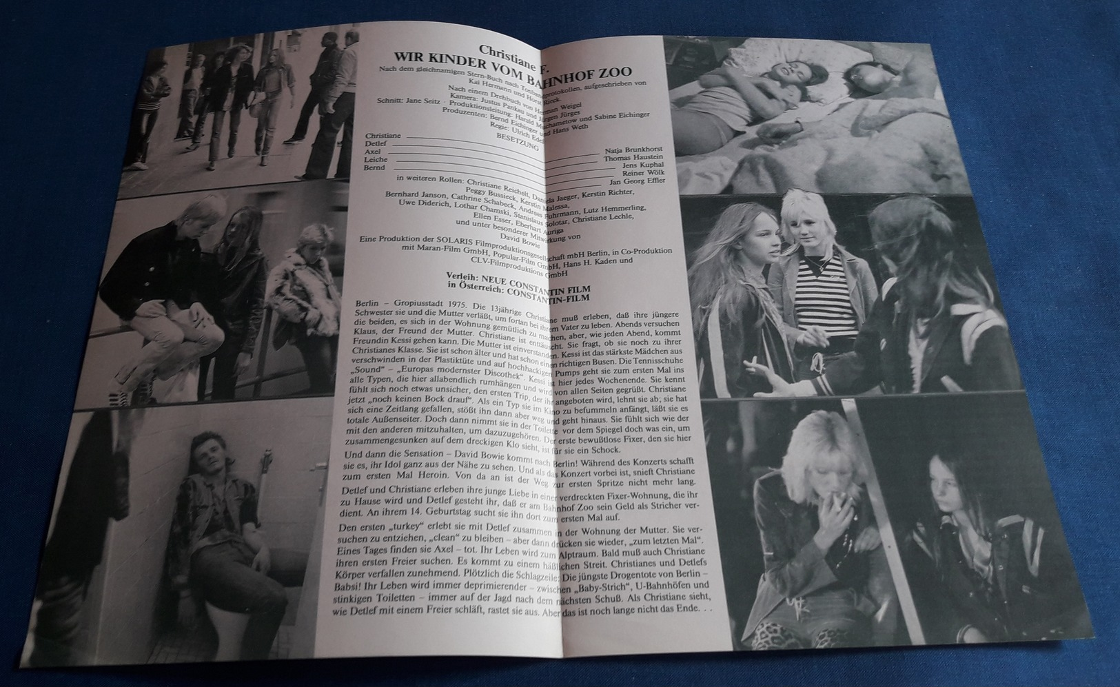 Natja Brunkhorst, Thomas Haustein > "Christiane  F. - Wir Kinder Vom Bahnhof Zoo" > Altes NFP-Filmprogramm '1981 (fp112) - Magazines