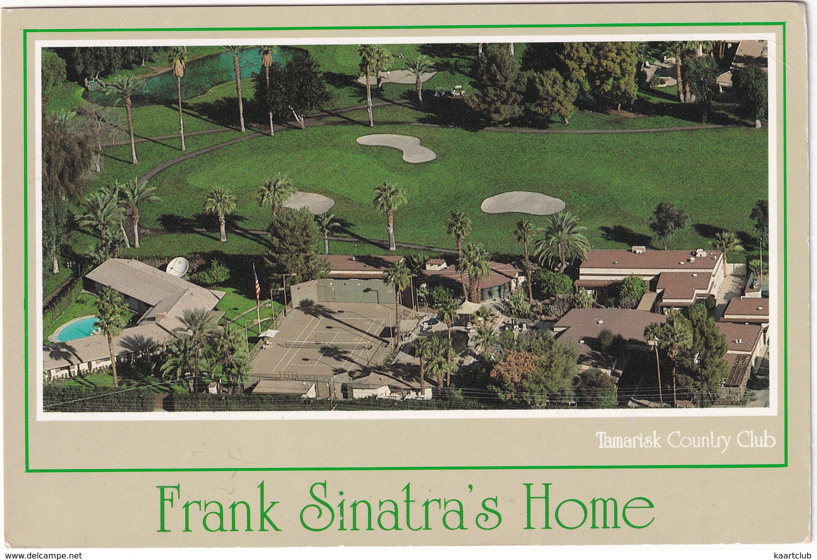 TENNIS COURT - Frank Sinatra's Home - Tamarisk Country Club - Rancho Mirage, California - (USA) - Tennis