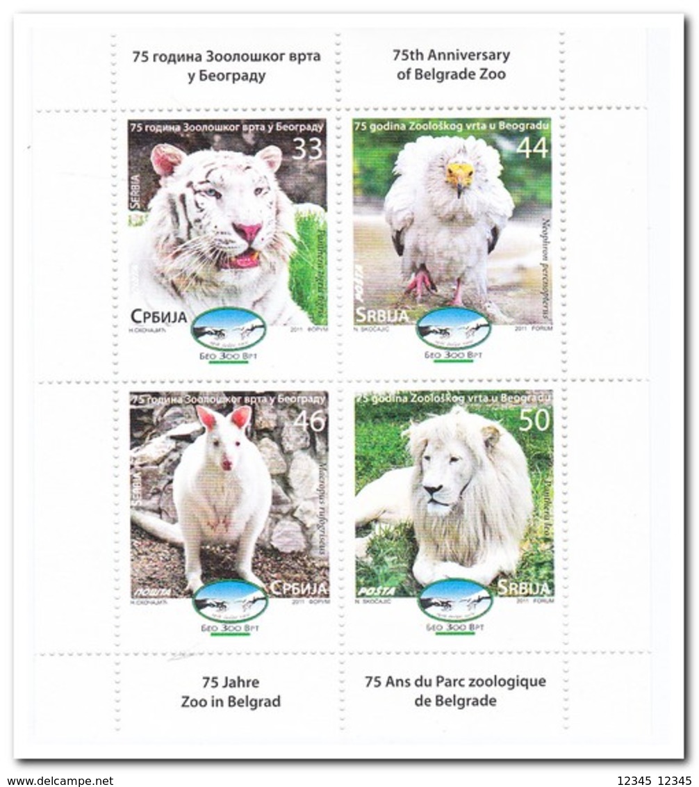 Servië 2011, Postfris MNH, Birds, Animals ( Booklet ) - Servië