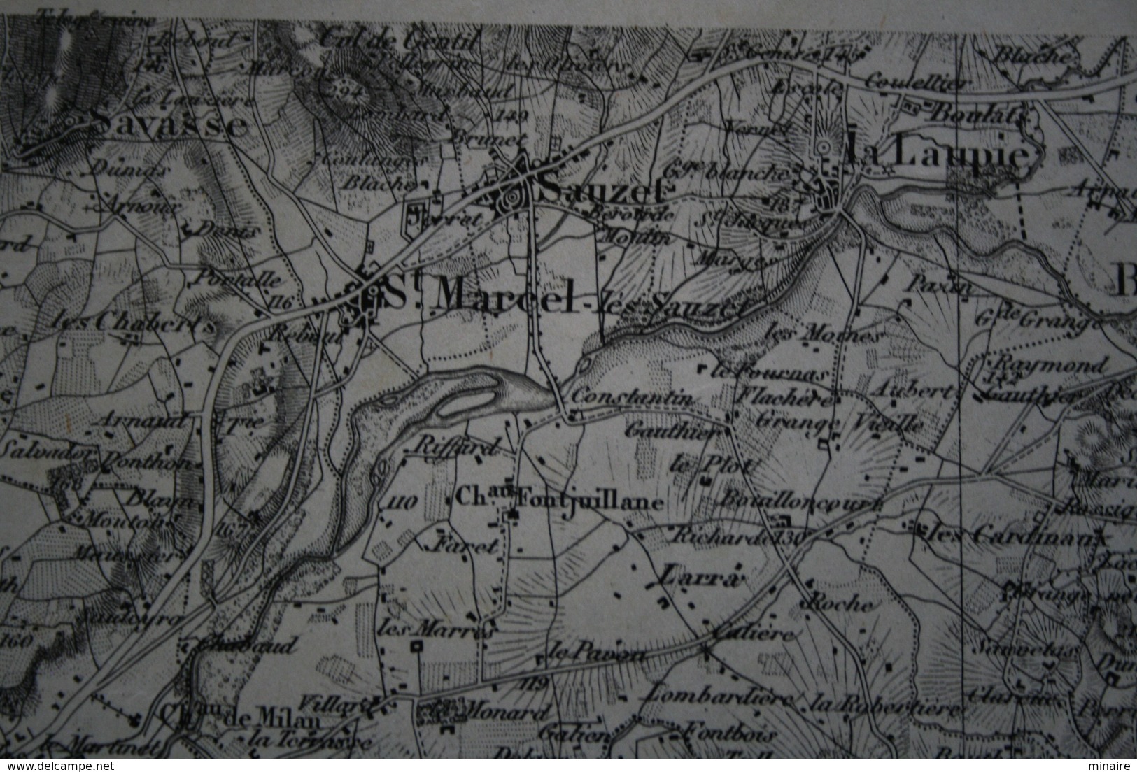 Carte 1/ 80000 Inst Géo Armée Tirage 1929 PRIVAS SE (dt Bourdeaux, Taulignan, Bégude De Mazenc, Allan, Beconne, Montjoux - Cartes Topographiques