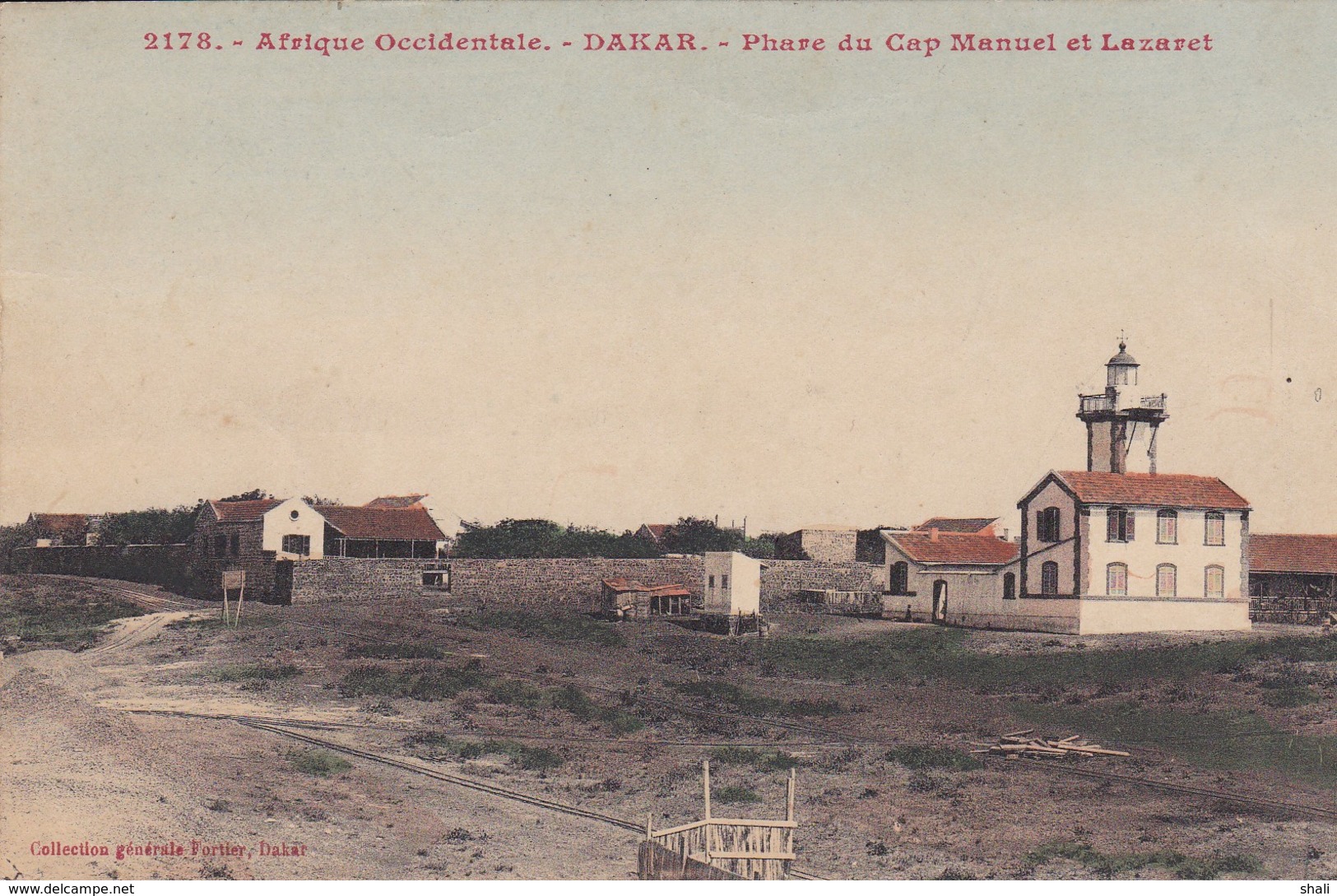 CPA AFRIQUE OCCIDENTALE DAKAR PHARE DU CAP MANUEL ET LAZAVET - Non Classés