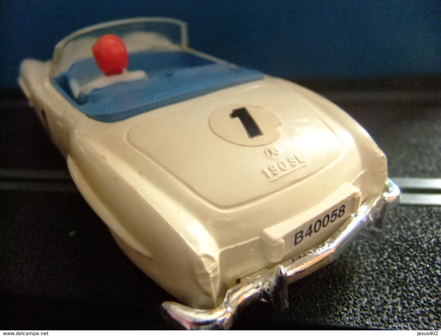 SCALEXTRIC Tri-Ang MERCEDES 190 SL Type 3 C 75 Blanco N 1 Made In England - Circuits Automobiles