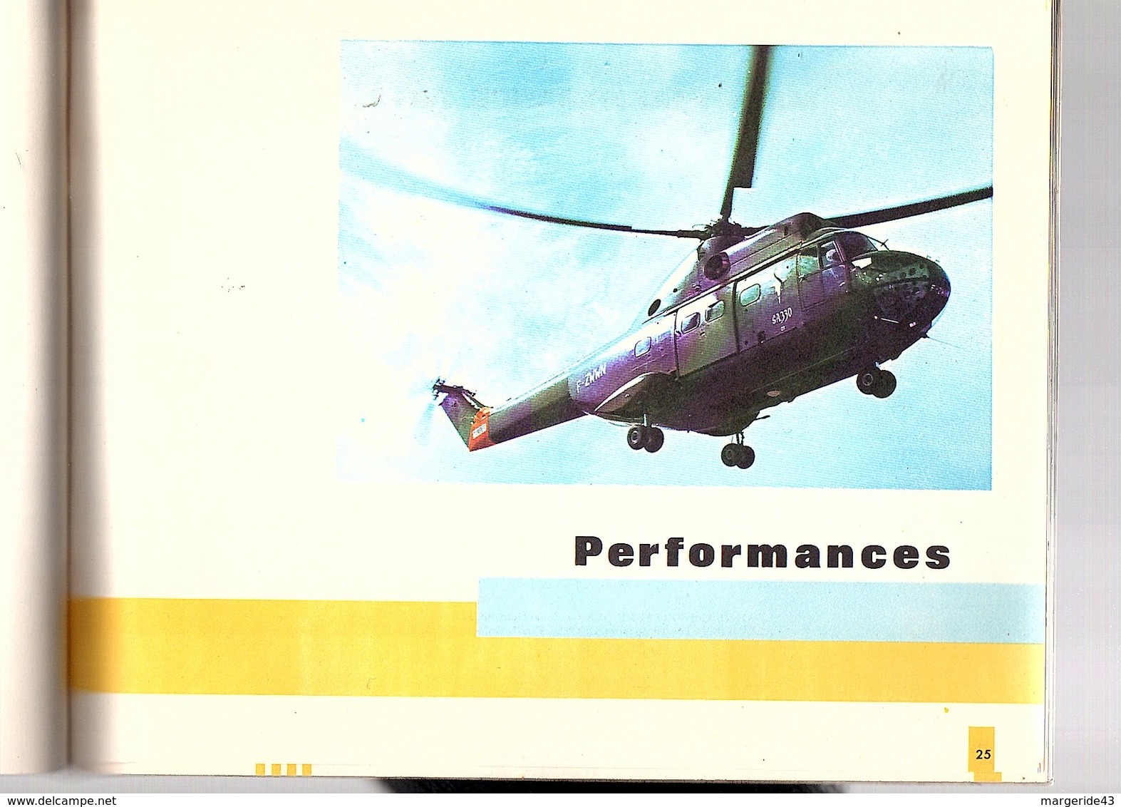 RARE LIVRET DE L'HELICOPTERE SA 330 DE SUD AVIATION (LIRE DESCRIPTION)