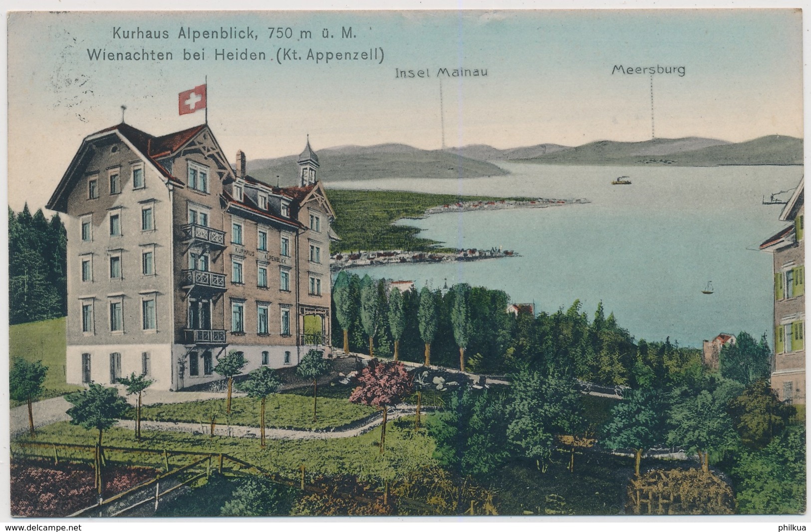 1912 - Wienacht-Tobel - Kurhaus Alpenblick - Wienachten Bei Heiden (Kt. Appanzell) - Heiden