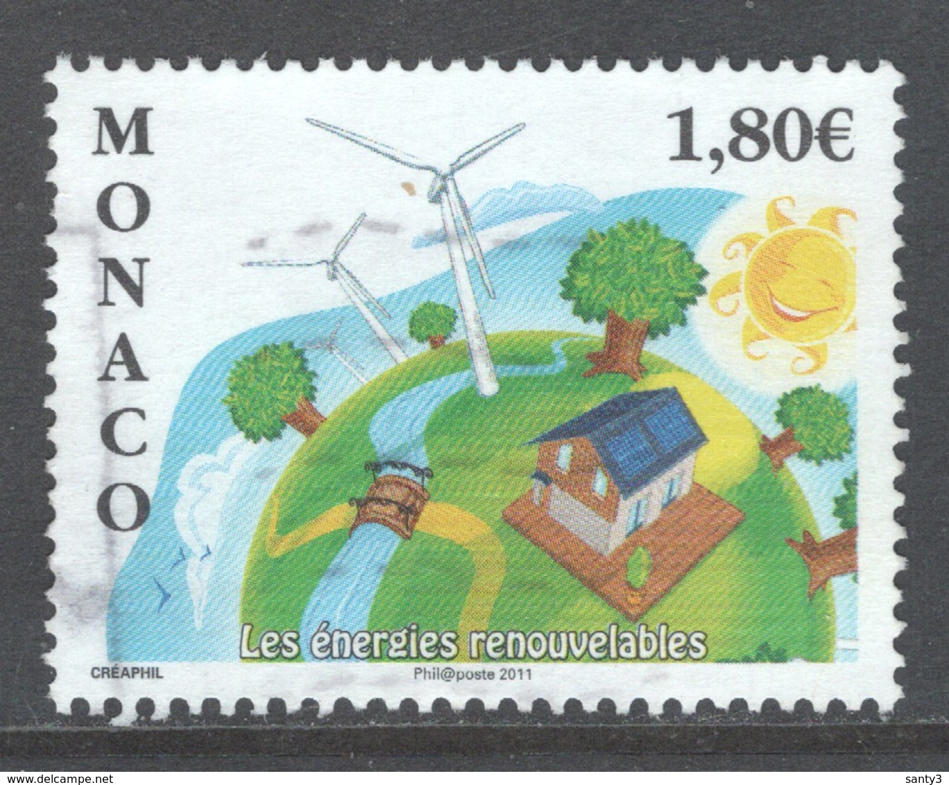 Monaco, Yv  2763 Jaar 2011, Hoge Waarde,  Gestempeld - Used Stamps