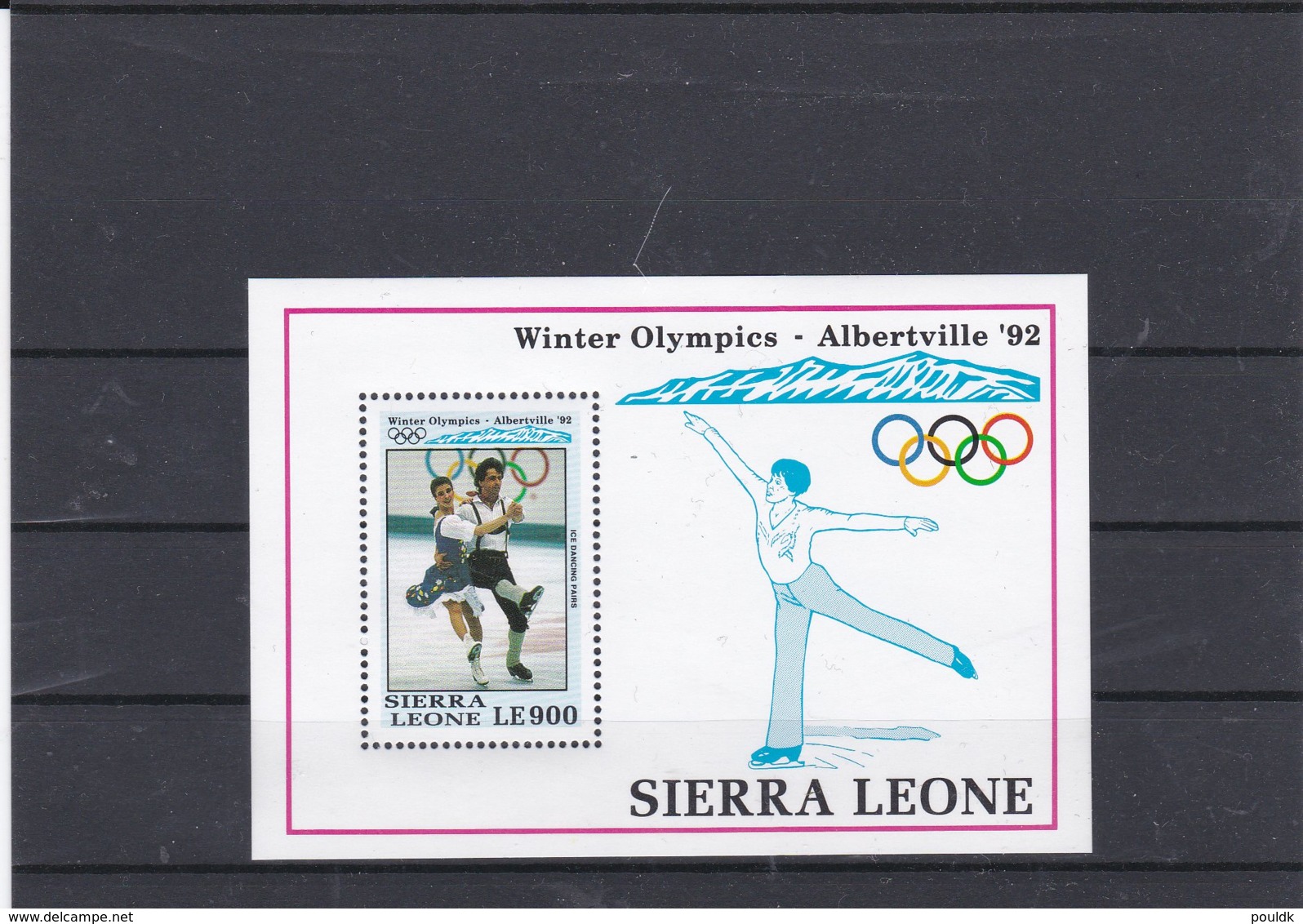Sierra Leone 1992 Olympic Games Albertville Souvenir Sheet MNH/** (H50) - Hiver 1992: Albertville