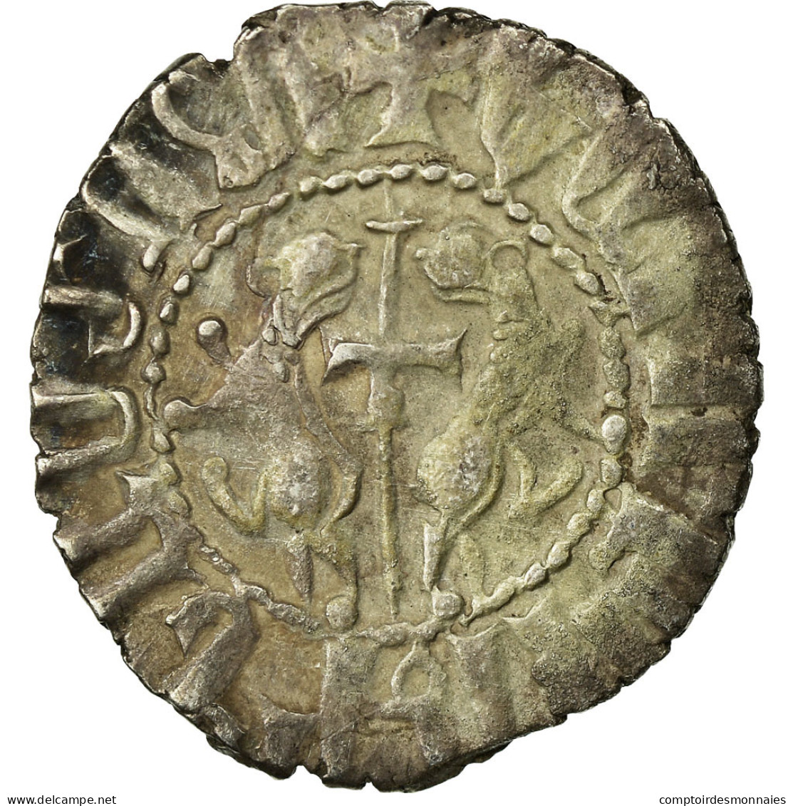 Monnaie, Armenia, Levon I, Tram, 1198-1219 AD, TB+, Argent - Armenia