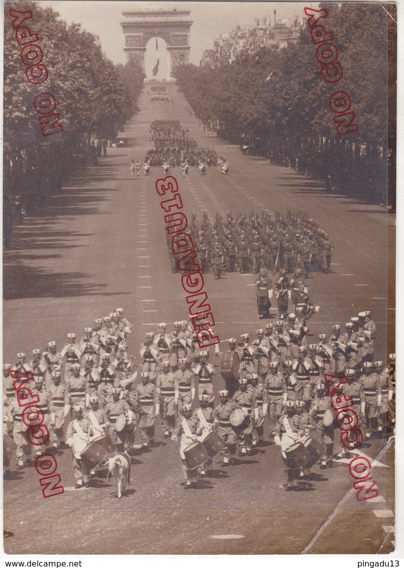 Au Plus Rapide Paris Défilé 14 Juillet Régiment Tirailleurs Marocains Mascotte Bélier - Guerre, Militaire