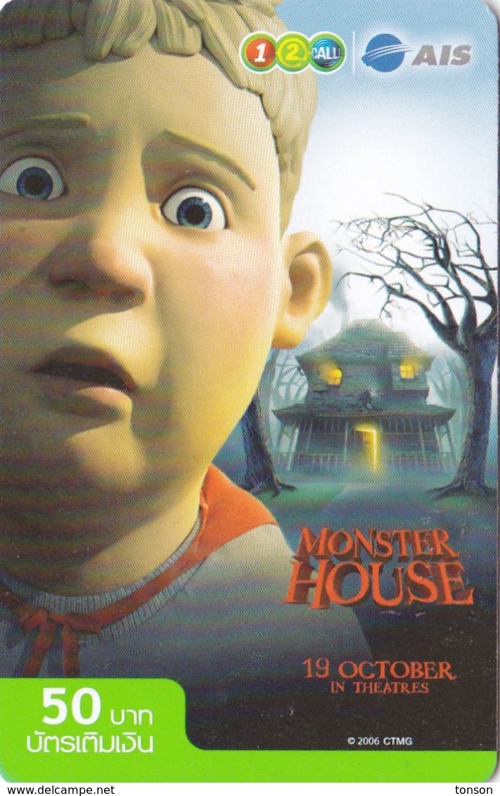 Thailand, TH-12Call-1394, Monster House-01, 2 Scans. - Thaïland