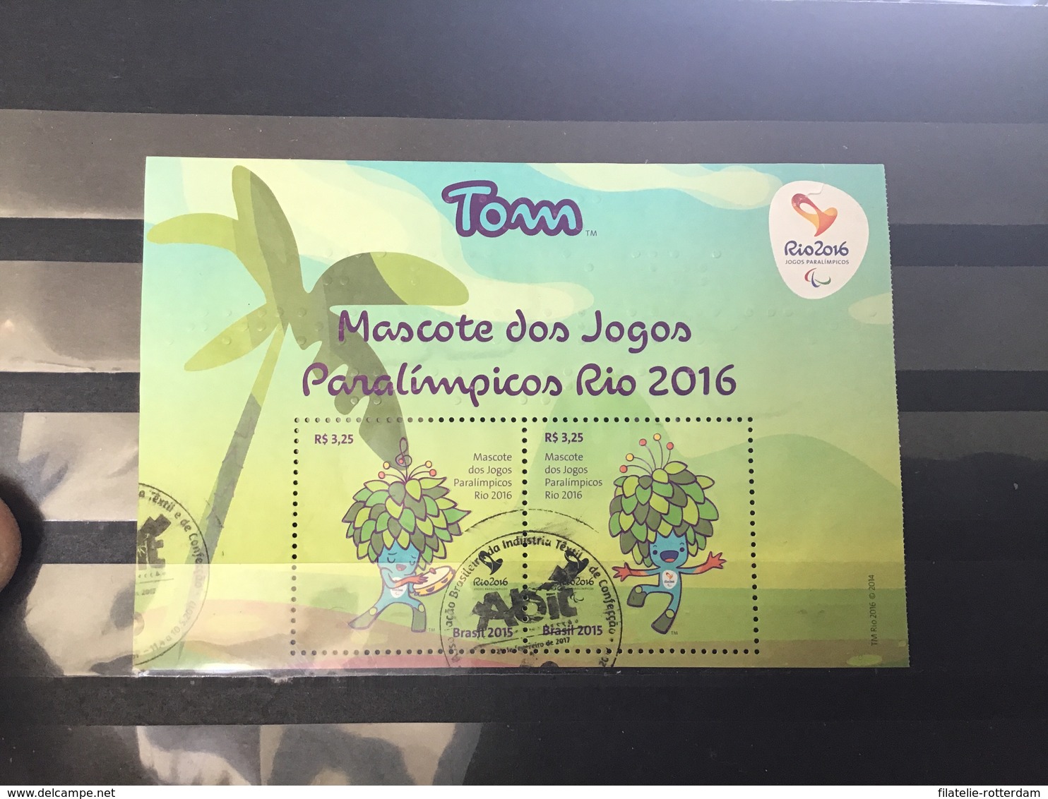 Brazilië / Brazil - Sheet Paralympische Spelen 2015 - Used Stamps