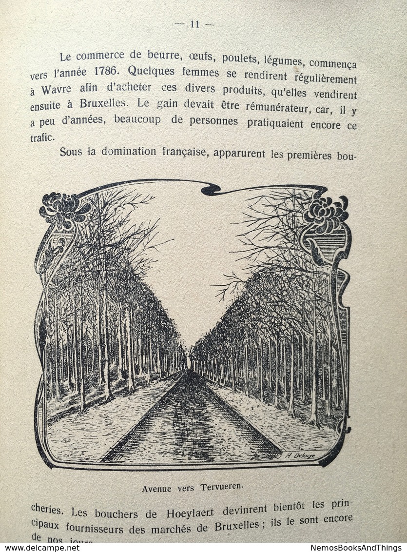 GROENENDAEL - Hoeylaert, Foret De Soigne, Bonne-Odeur, Wesembeek - E. BARTHOLEYNS - Gesigneerd - 1913 - Libros Autografiados