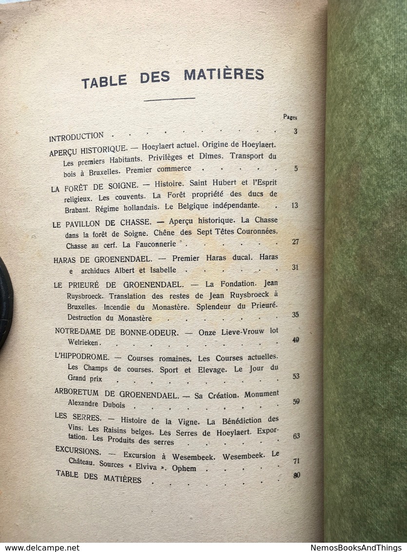 GROENENDAEL - Hoeylaert, Foret de Soigne, Bonne-Odeur, Wesembeek - E. BARTHOLEYNS - Gesigneerd - 1913