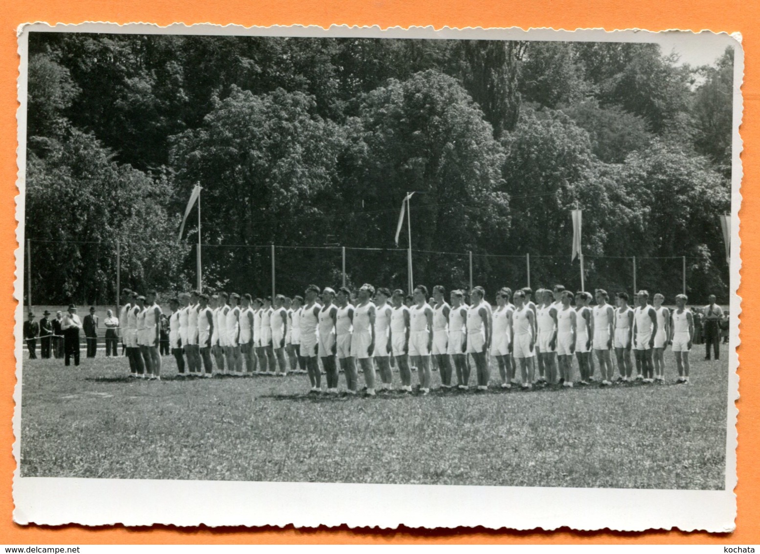 SPR119, Fête De La Gymnastique, Photo Garraux Lausanne Suisse, GF, Non Circulée - Gimnasia